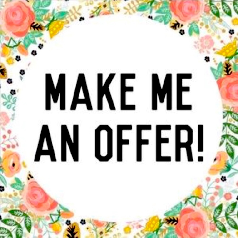 Don’t like the price? I’m open to offers!